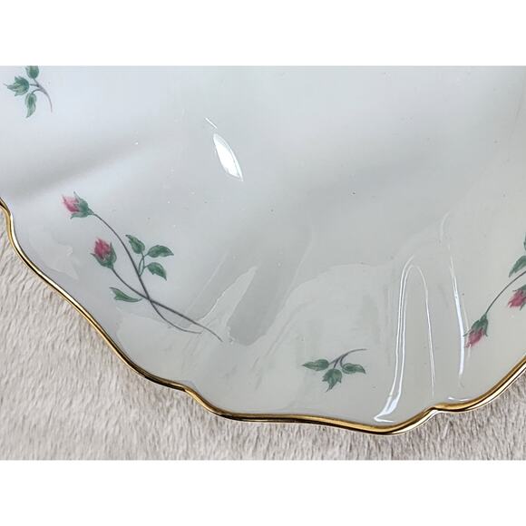 Lenox Bowl Rose Manor Gold Trim 90's New w/ Box 5 1/2" Made in USA Vintage - Picture 9 of 14